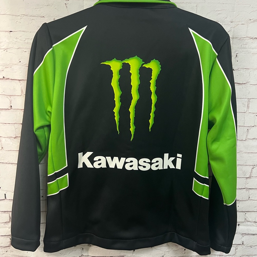 Women Crossover Size Medium Monster Kawasaki Racing Jacket 10/2 Thermal - Picture 5 of 11
